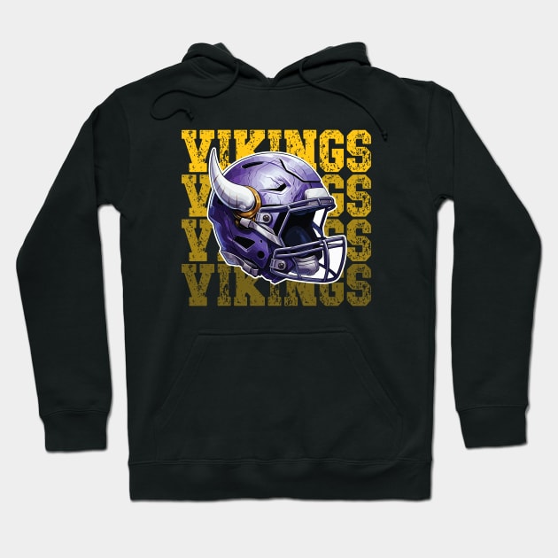 Go Vikings! Hoodie by vectrus